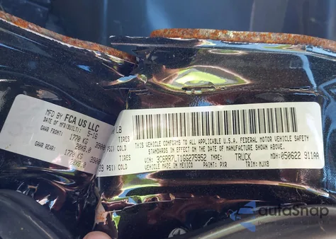 2016 Ram 1500 Big Horn z USA, uszkodzony, nr VIN 3C6RR7LT1GG275952